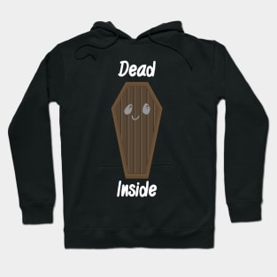 Dead Inside Cool Creative Beautiful Coffin Design Hoodie